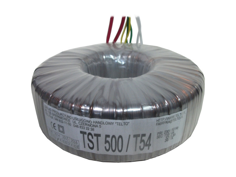 Transformator toroidalny sieciowy TST  500/T054  230/115V 4A, 24